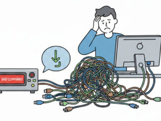 Gemini generated illustration of a jumble of cords.