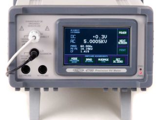 Photo of the front of the Vitrek 4700 Precision High Voltage Meter